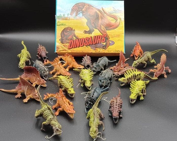 DM Hong Kong - Speelgoed kit DM - Dinosaurus - 1970-1980 -, Antiquités & Art, Antiquités | Autres Antiquités