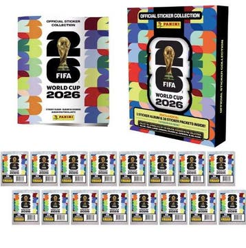 2026 Panini Soccer Sticker Tin - Look for EXCLUSIVE Lime, Nieuw