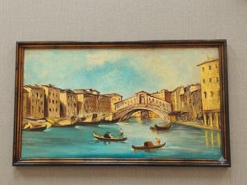 Italiaanse school (XX) - Veduta di Venezia al Ponte di
