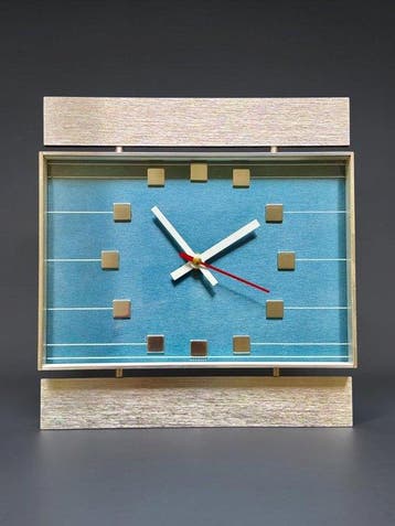 Wandklok - Juwelier Hörl Prototype - Mid-century modern