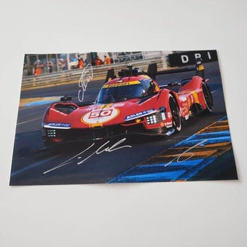 Ferrari - 24 uur Le Mans - Fuoco - Nielsen - Molina - 2024 -, Nieuw