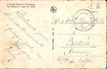 Belgique - Postes militaires (cartes postales et courrier) -, Collections