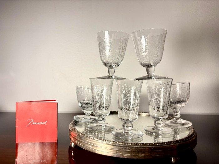 Baccarat - Service de boisson (7) - Cristal, Antiquités & Art, Curiosités & Brocante