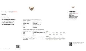 Zonder minimumprijs - Ring - 18 karaat Roségoud - 1.17ct., Nieuw