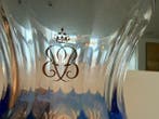 Vaas - H. 30 cm - Kristal - Koning Boudewijn 1975