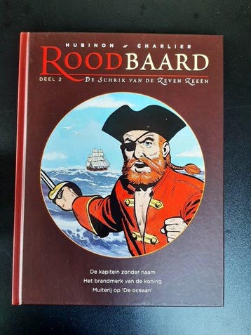 Roodbaard 2, 3 en 8 - Integraal HC - 3 Album - Eerste druk -, Nieuw