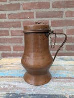 Poêle - Cuivre - Rouge cuivre bouilloire pot, Antiek en Kunst