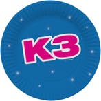 Borden K3 23cm 8st, Hobby en Vrije tijd, Feestartikelen, Verzenden, Nieuw