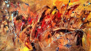 Luc Mora - Wild ember - XXL - No reserve price