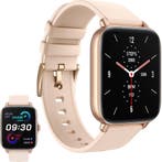 Golden Sound Premium Smartwatch - Vrouwen - Stappenteller -, Handtassen en Accessoires, Smartwatches, Verzenden, Zo goed als nieuw