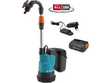 GARDENA Accu Waterpomp 2000/2 - Regentonpomp 18V P4A -, Tuin en Terras, Waterpompen, Verzenden, Zo goed als nieuw