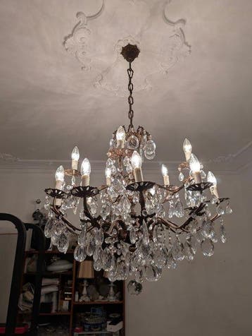 Kroonluchter - Kristal - 15 lampen