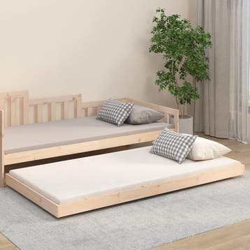 vidaXL Bedframe zonder matras massief grenenhout 80x200 cm, Verzenden