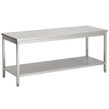 Werktafel | RVS | Bodemschap | Diepte 700 | Hoogte 900 |, Verzenden, Nieuw in verpakking