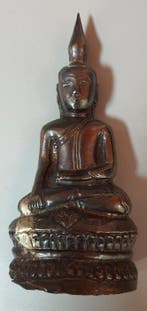 Boeddha Ayutthaya - Zilver - Thailand - 18e eeuw, Antiek en Kunst
