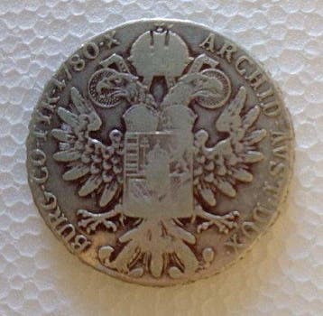 Oostenrijk. Thaler (taler) 1780 later strike. (Zonder