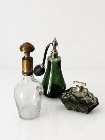 Marcel Franck & Art Deco – 3 Luxury Crystal & Glass Perfume