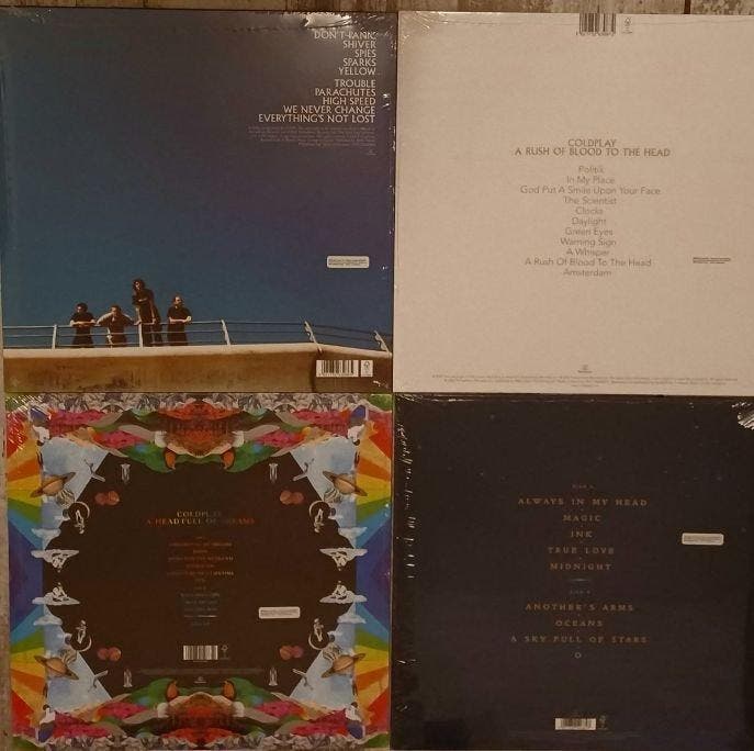 Coldplay - Parachutes, A rush of blood to the head,, CD & DVD, Vinyles Singles