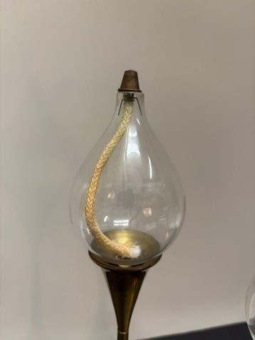 Freddie Andersen - Lampe à huile - Verre, Laiton - 2x lampe