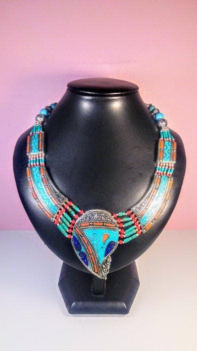 Collier berbère vintage - Collier, Antiek en Kunst, Curiosa en Brocante