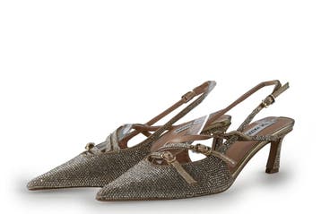 Steve Madden Slingbacks in maat 37½ Goud, Kleding | Dames, Overige kleuren, Verzenden, Steve Madden, Zo goed als nieuw