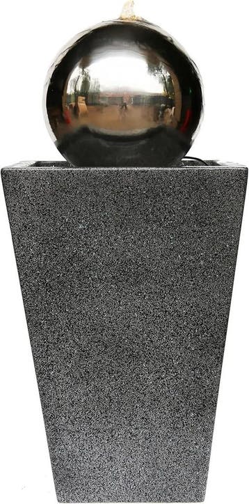Dehner Tuinfontein Kioto met ledverlichting, ca. 83×34×34., Tuin en Terras, Ophalen of Verzenden, Nieuw