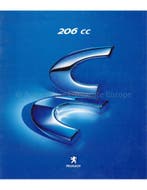 2000 PEUGEOT 206 CC BROCHURE NEDERLANDS, Livres