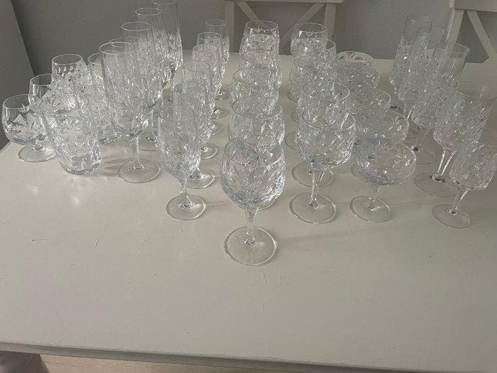 Drinkservies (36) - Glas, Antiquités & Art, Antiquités | Meubles | Tables