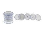 Kruidengrinder Plastic - Ø60 mm (5-delig)  Transparant, Verzenden