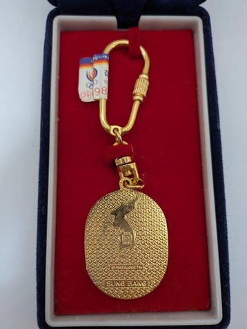 Seoul 1988 Olympic Games Commemorative Keychain Set —
