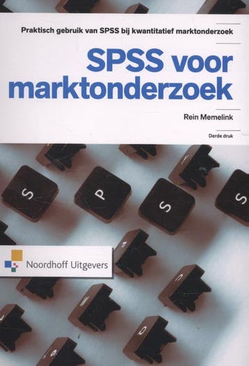 SPSS voor marktonderzoek / Vast Boek 9789001861315, Verzenden, Zo goed als nieuw, Rein Memelink
