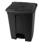 Pedaalemmer | Kunststof (Zwart) | 70L | Klapdeksel |, Verzenden, Nieuw in verpakking