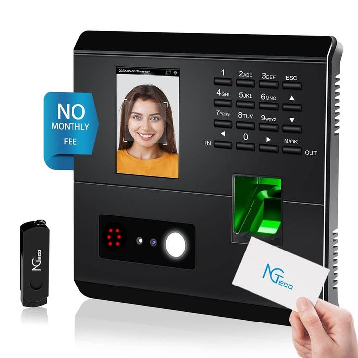NGTeco Klok-in Machine | 4-in-1 Registratie | Retour Deal..., Articles professionnels, Immobilier d'entreprise