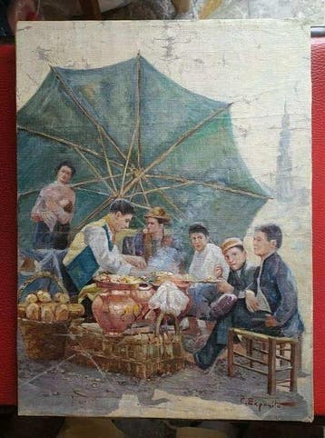 Cesare Esposito (1886-1943) - Mercato, Antiek en Kunst