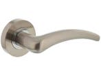 Veiling - 10x Intersteel deurkruk op rond rozet Matthijs, Doe-het-zelf en Bouw, Hang- en Sluitwerk, Nieuw