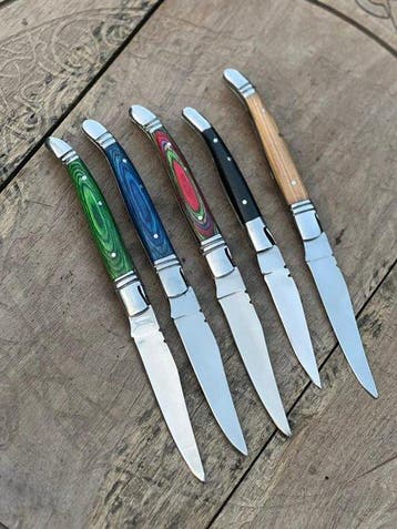 Keukenmes - Kitchen knife set - Laguiole Bougna Met Bee