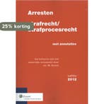 Arresten strafrecht en strafprocesrecht 9789013100853, Verzenden, Gelezen, M. Bosch