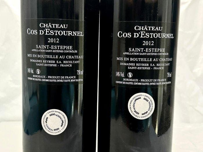 2012 Château Cos dEstournel - Saint-Estèphe Grand Cru, Verzamelen, Wijnen
