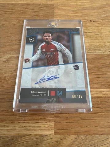 2024/25 Topps Museum Collection UEFA Ethan Nwaneri RC /75