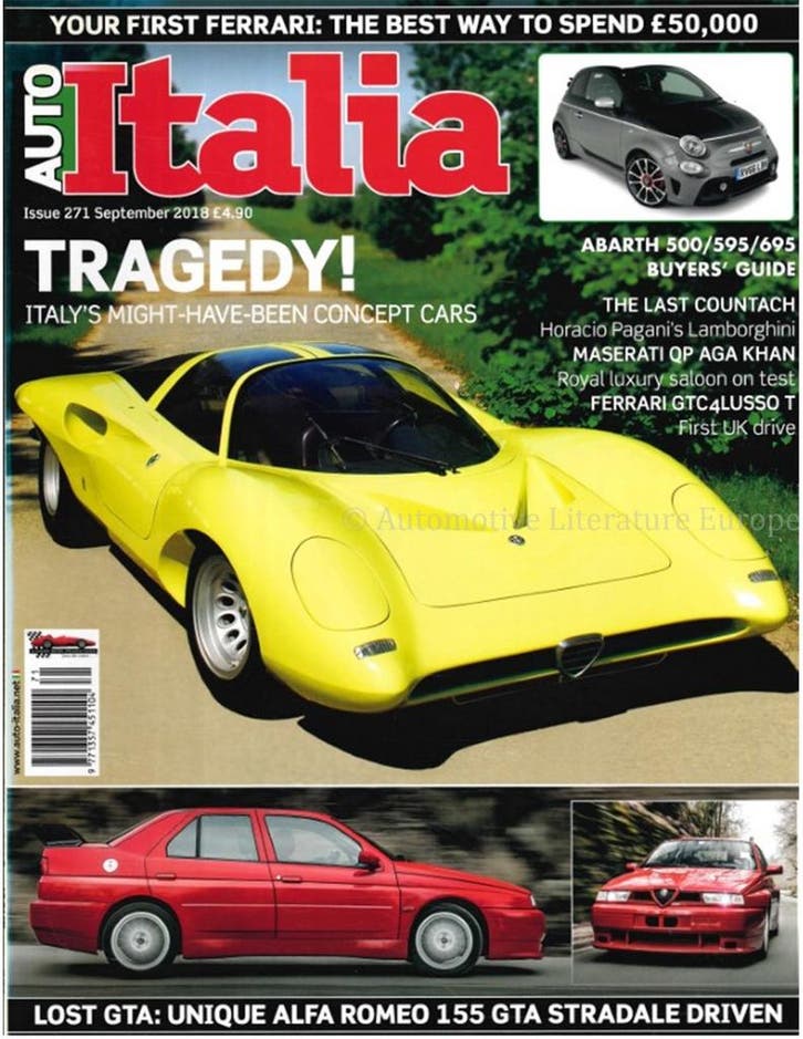 2018 AUTO ITALIA MAGAZINE 271 ENGELS, Livres, Autos | Brochures & Magazines
