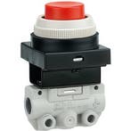 SMC Vanne Pneumatique À Bouton Activé 2/2 Voies Rc1/8, Verzenden, Nieuw