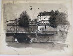 Yves Ganne (1931-2019) - Metro aérien à Paris (Vendu sans