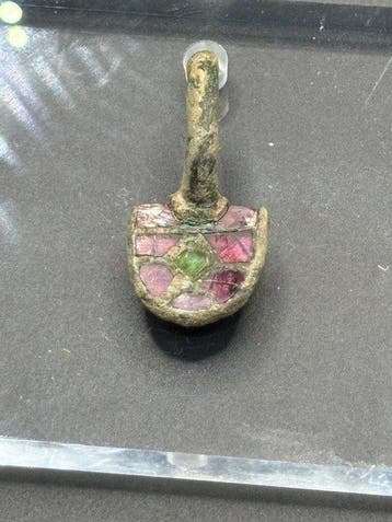 Byzantijns Brons Ornamenteel element van een Visigotische