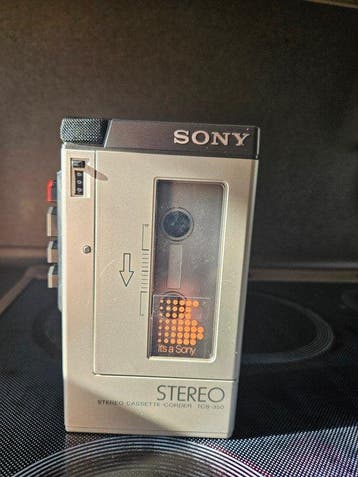 Sony - TCS-350 Handheld Cassetterecorder-speler