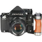 Pentax 6x7 body met Takumar Super 105mm F/2.4 en handvat, Ophalen of Verzenden, Gebruikt