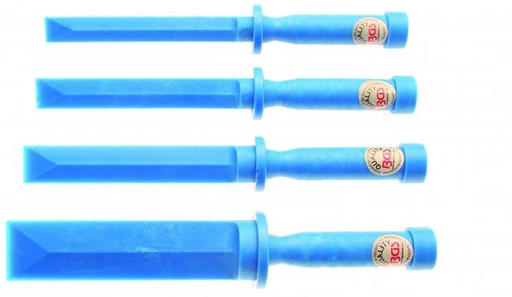 Bgs Technic Kunststof schraper set 19 - 22 - 25 - 38 mm bree, Auto diversen, Autogereedschap, Verzenden