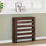 vidaXL Radiatorombouw 78x20x82 cm bewerkt hout bruin, Verzenden