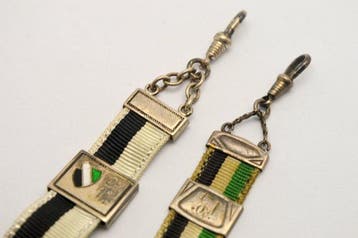 Argent 835 - Lot de 2 pièces - Pendentif - 835 Porte-montre