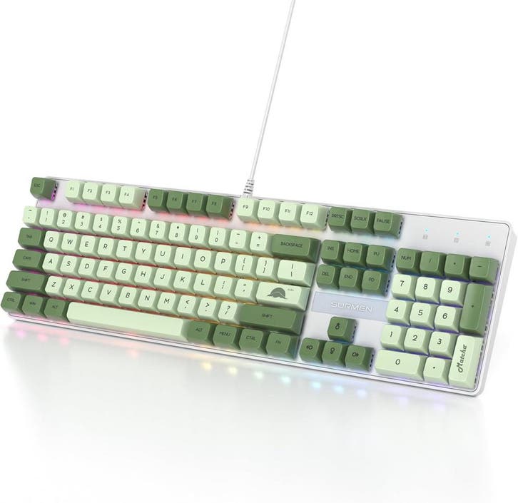 Mechanisch RGB Toetsenbord 104t | Retour deal | 29% Korting, Computers en Software, Toetsenborden, Gaming toetsenbord, Bedraad