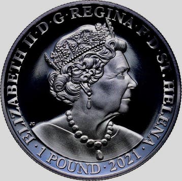 Sainte Hélène. 1 Pound / Livre 2021 Napoleon Bonaparte -